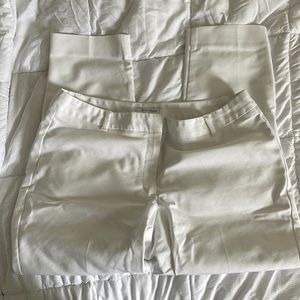 Whbm white capri dress pant size 14